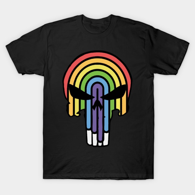 Pride Skull T-Shirt by Stu's Mafia